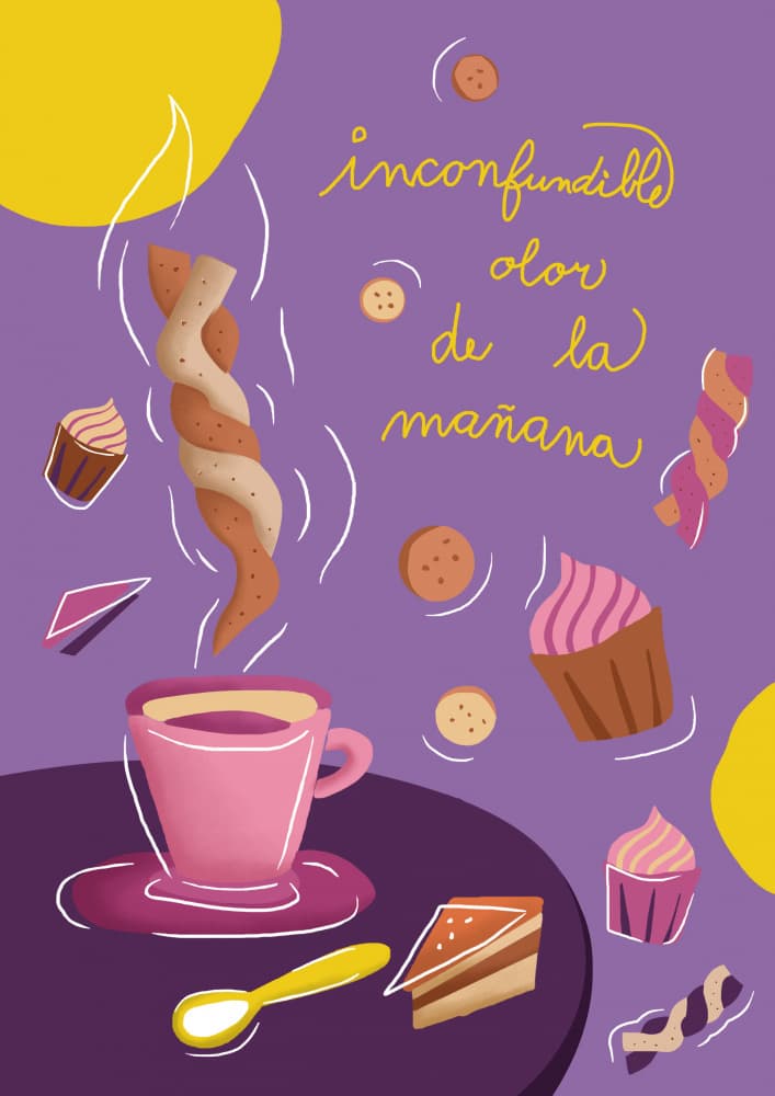 Sweet Morning Treats by Magdalena Herichova — canvas wall art