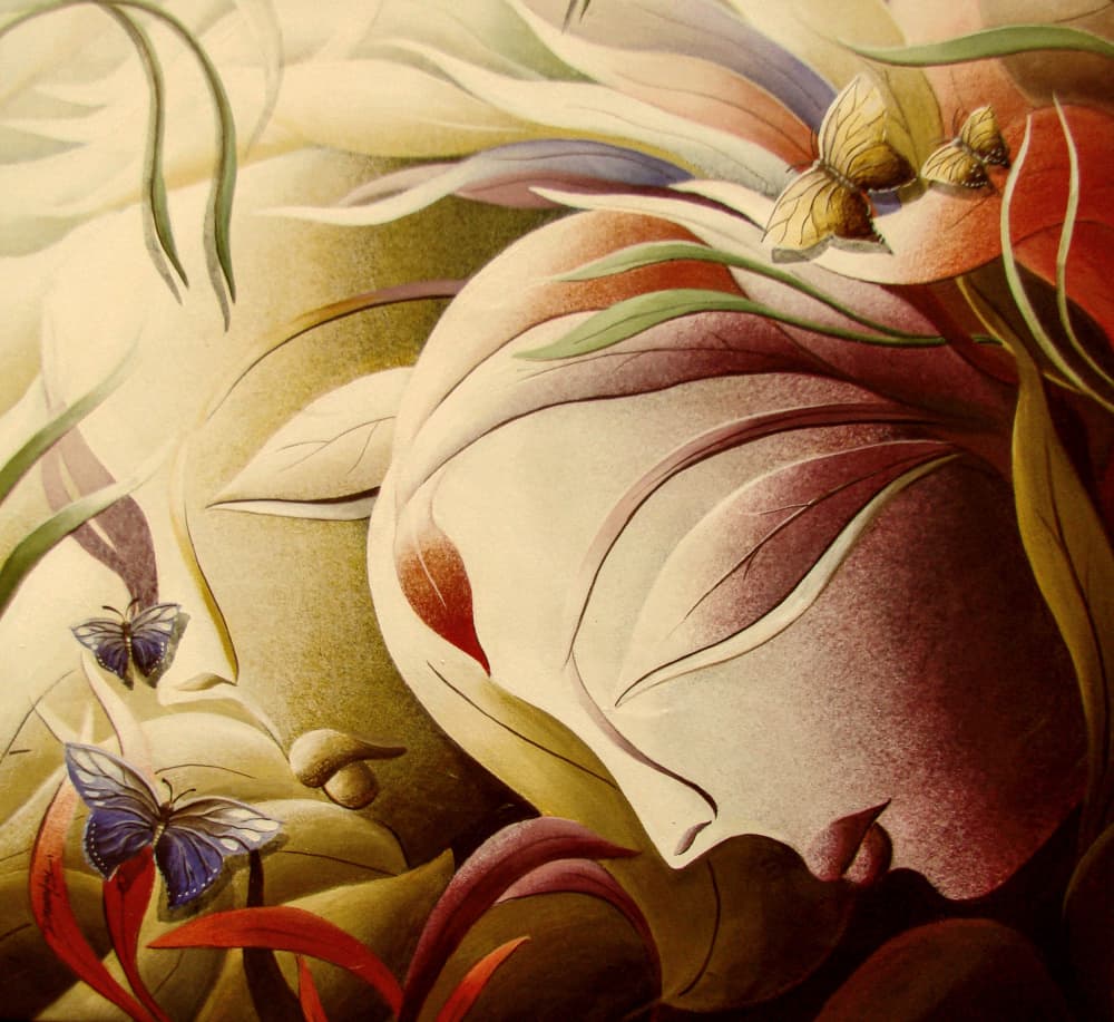 Dreaming Faces of Nature by Dhananjoy Mukherjee — canvas wall art