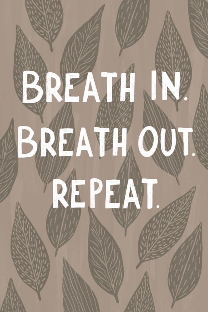 Breathe In Breathe Out by EMELIEmaria — canvas wall art