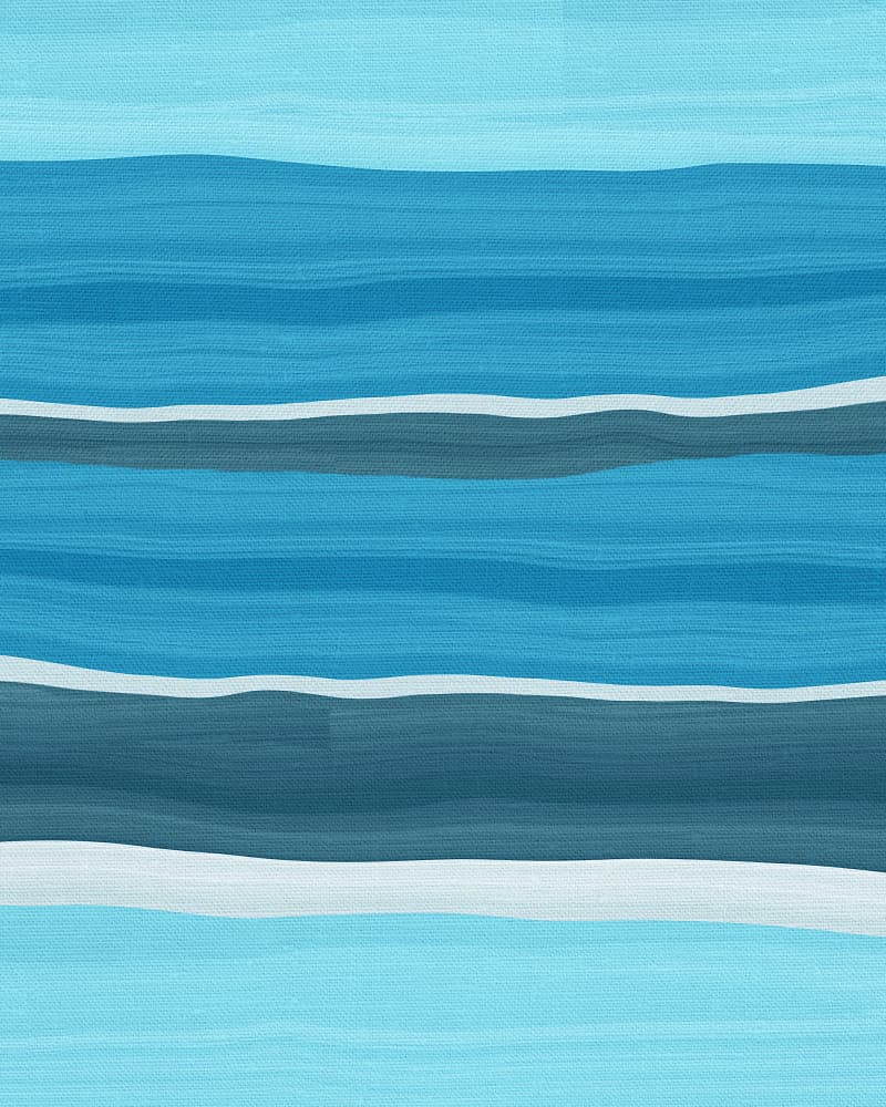 Blue Ocean Layers by Sannel Larson — canvas wall art