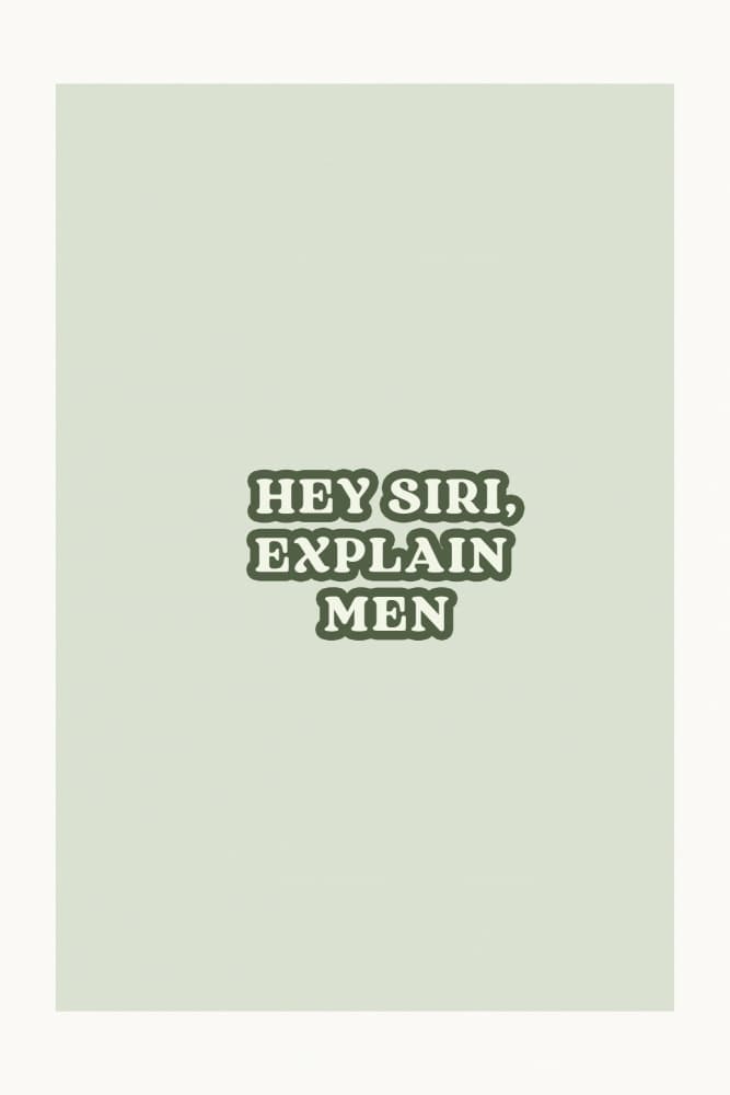 Humorous Explain Men by Treechild — canvas wall art