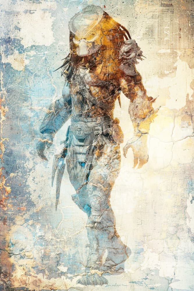 Ancient Alien Warrior by Rafal Kulik — canvas wall art