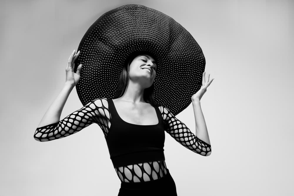 Elegant Fashion Portrait by Joan Gil Raga — canvas wall art
