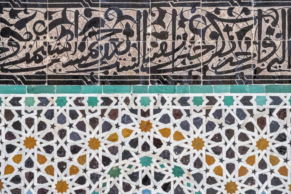 Colourful Tiles in Morocco by Photolovers — canvas wall art