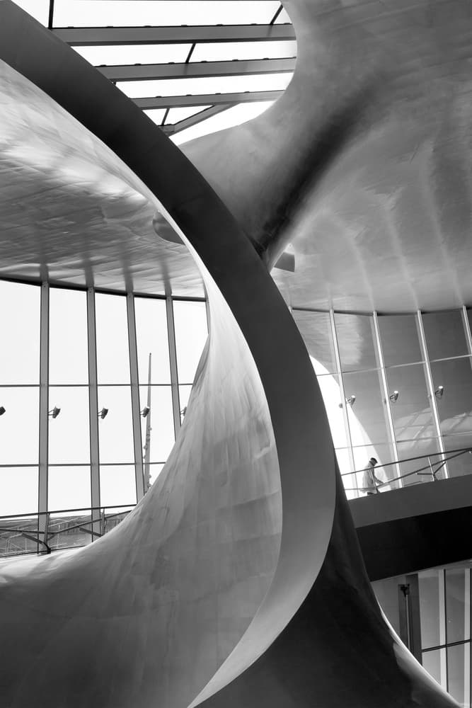 Modern Architectural Forms by Theo Luycx — canvas wall art