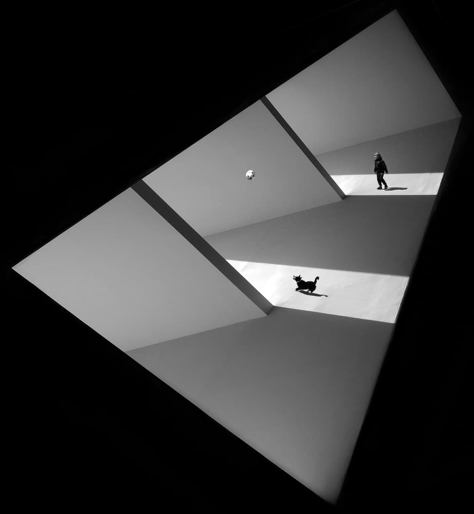 Geometric Light and Figures by Huib Limberg — canvas wall art