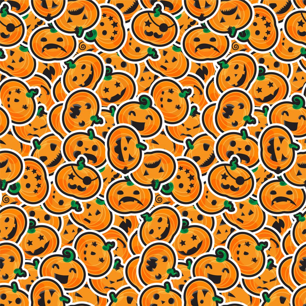 Playful Pumpkin Faces by Marika Barsrsind β canvas wall art