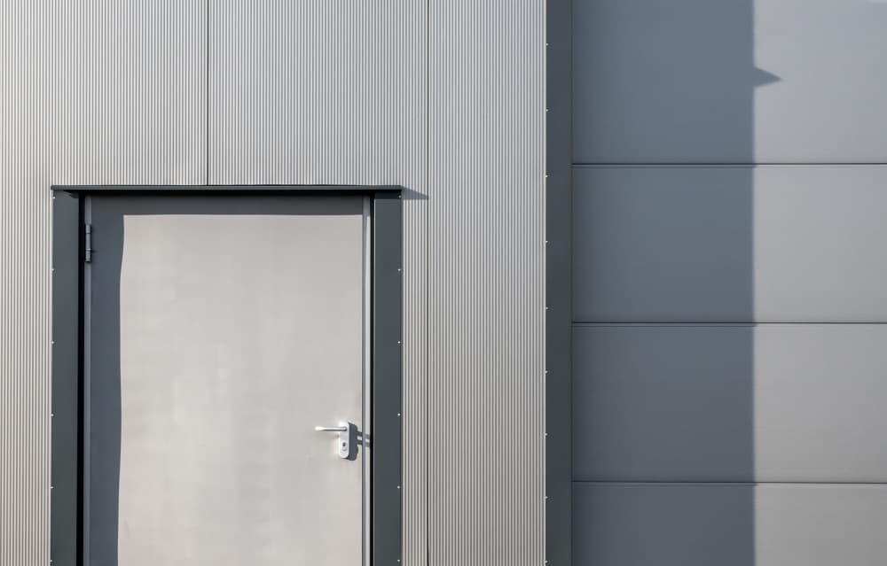 Modern Door Shadow by Markus Auerbach — canvas wall art