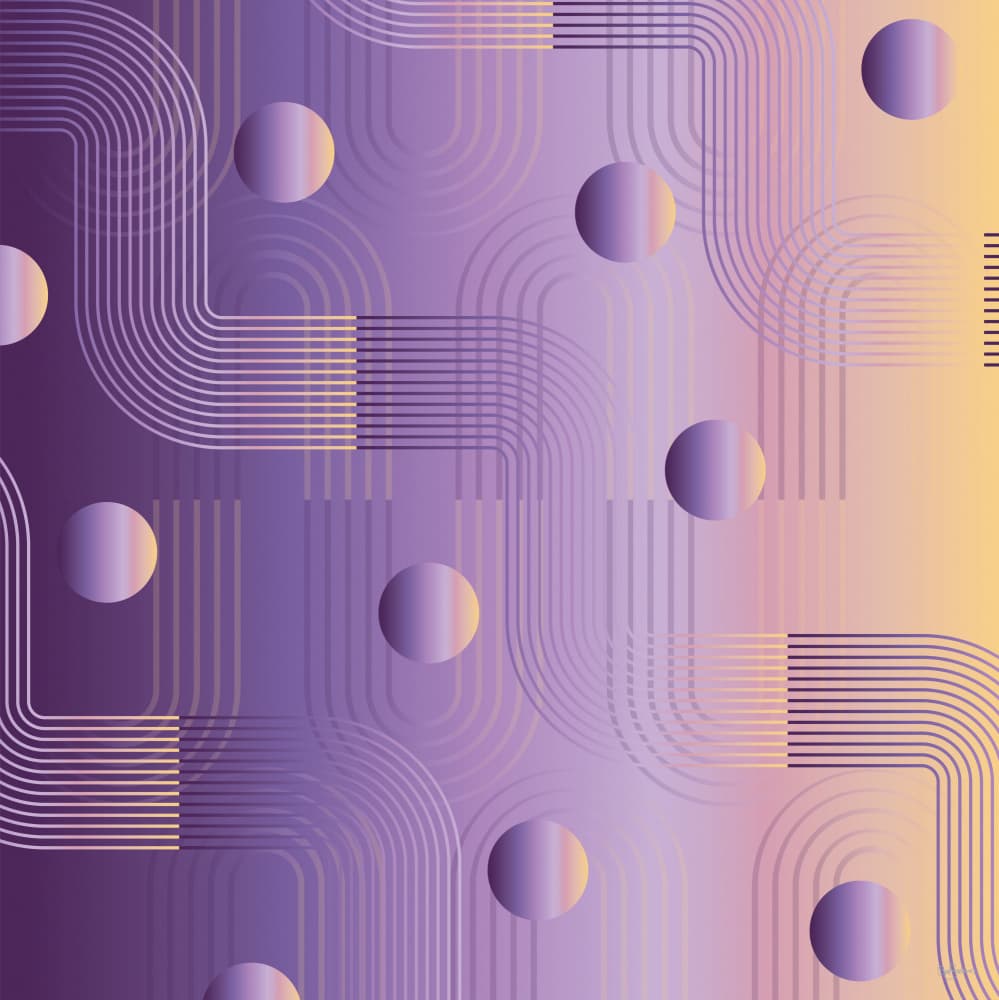 Modern Abstract Lines by Sue Skellern — canvas wall art