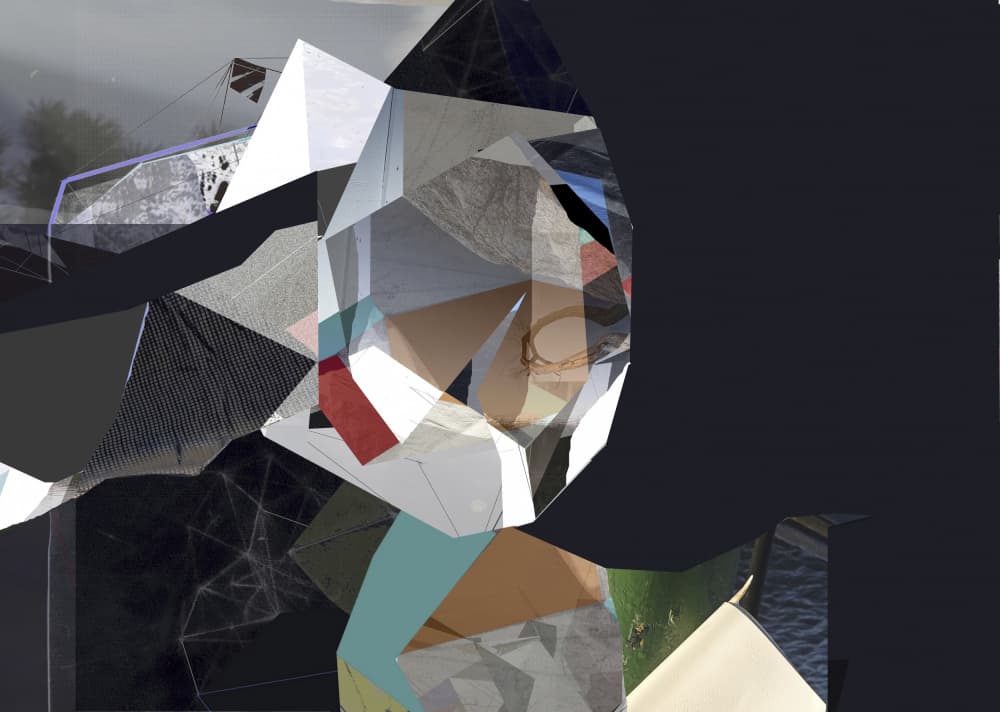 Fragmented Geometric Forms by Stefan Fransson — canvas wall art