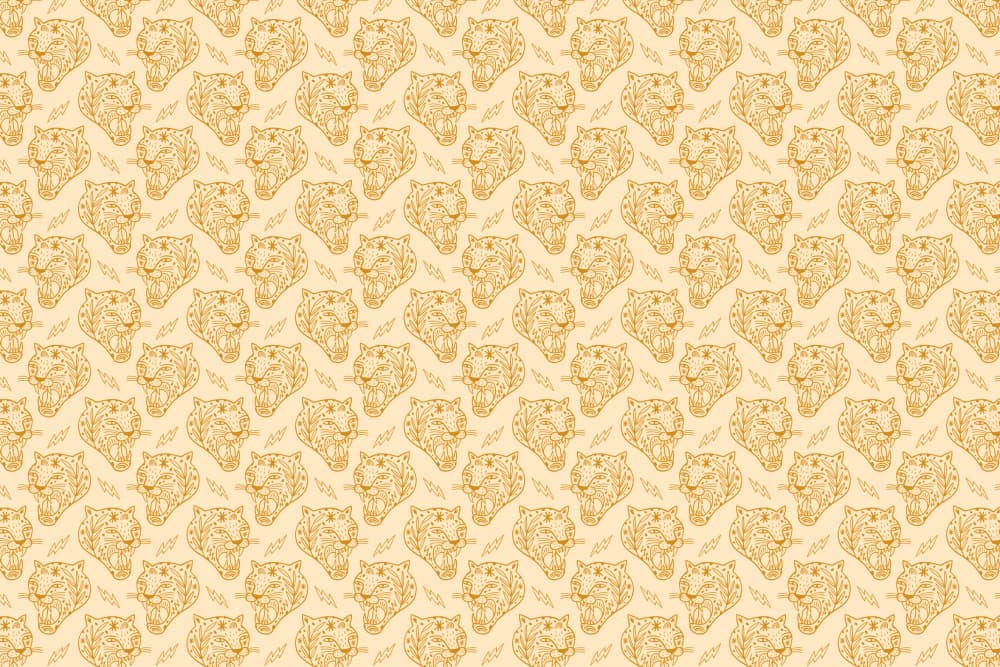 Tigerpatternno17 by Treechild — canvas wall art
