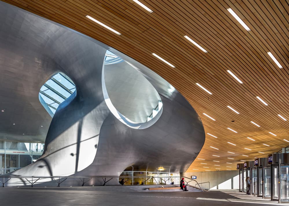 Modern Flowing Architecture by Theo Luycx — canvas wall art