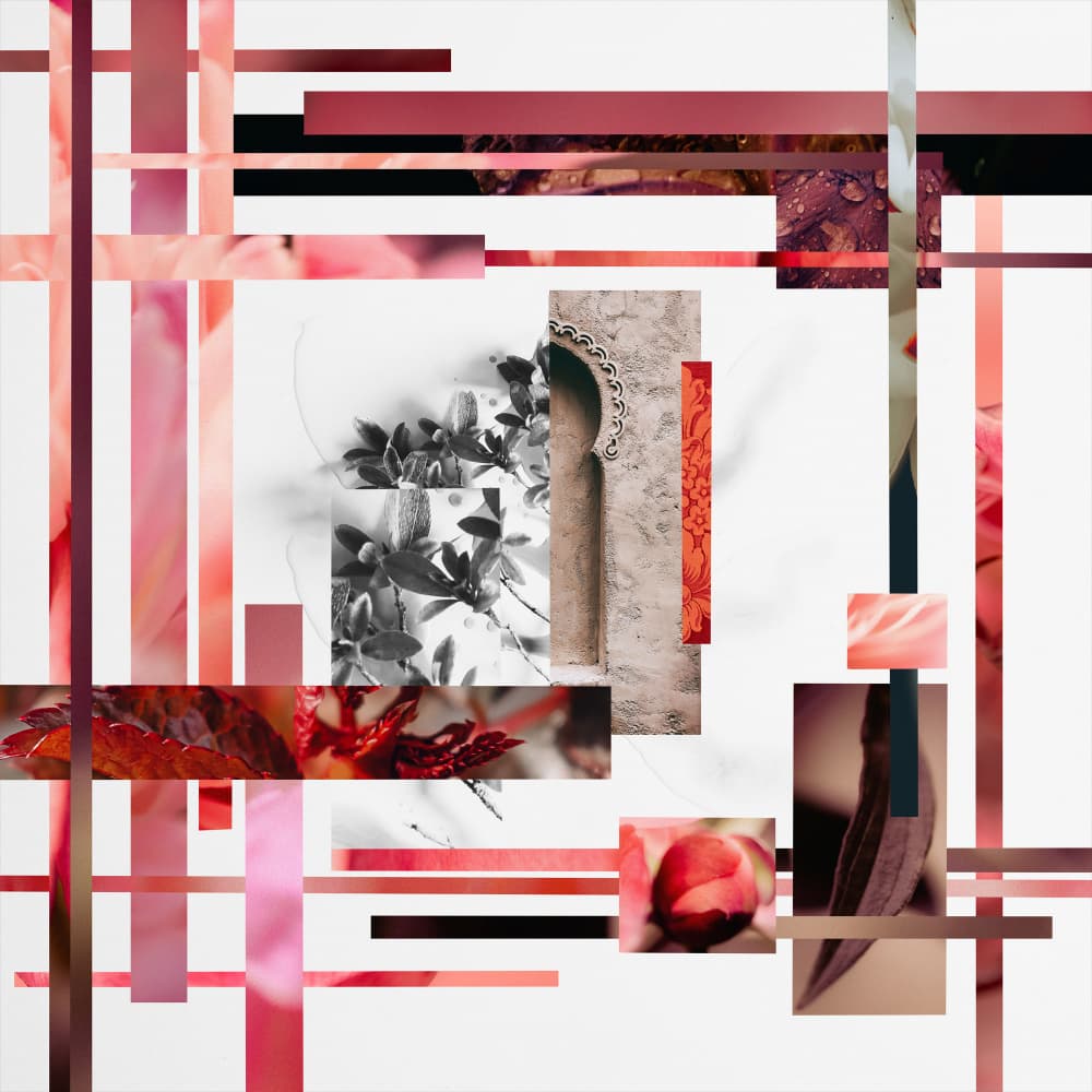 Abstract Floral Arch by Pelin Atilla — canvas wall art