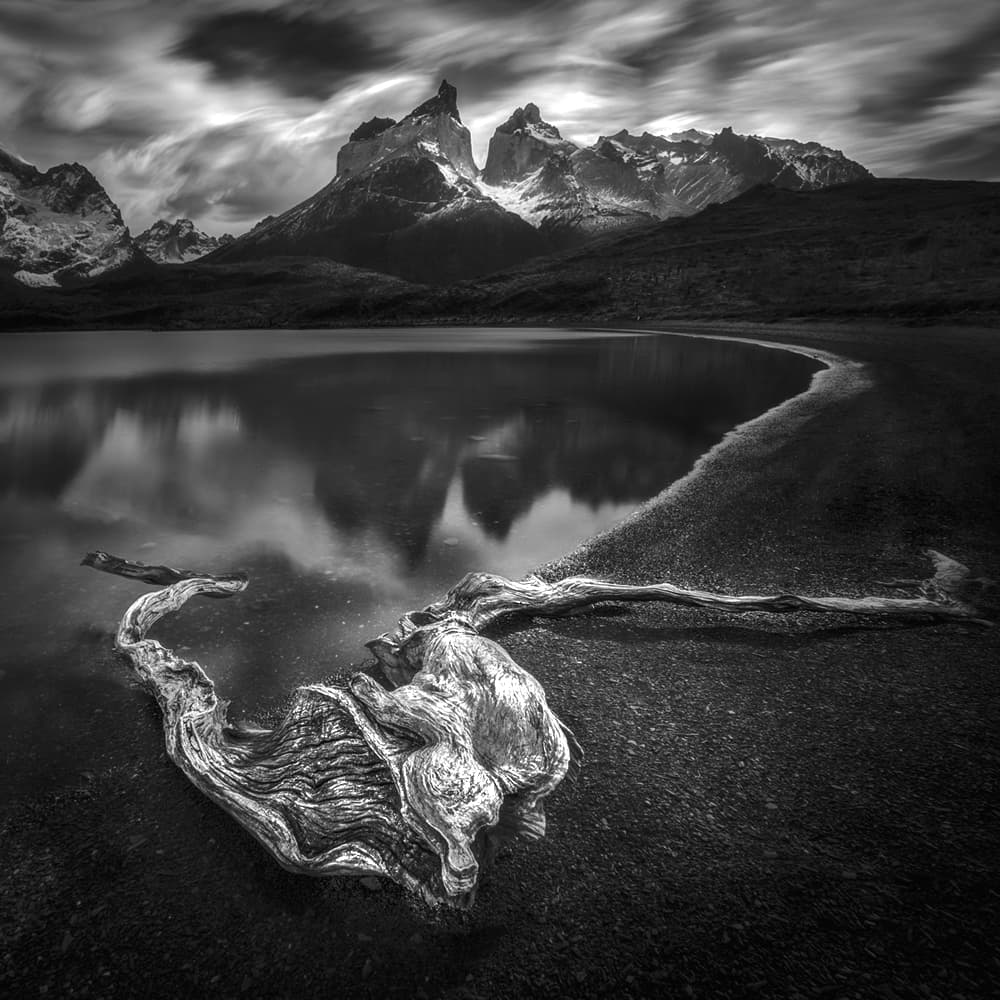 Dramatic Peaks Lake Reflection by Peter Svoboda MQEP — canvas wall art