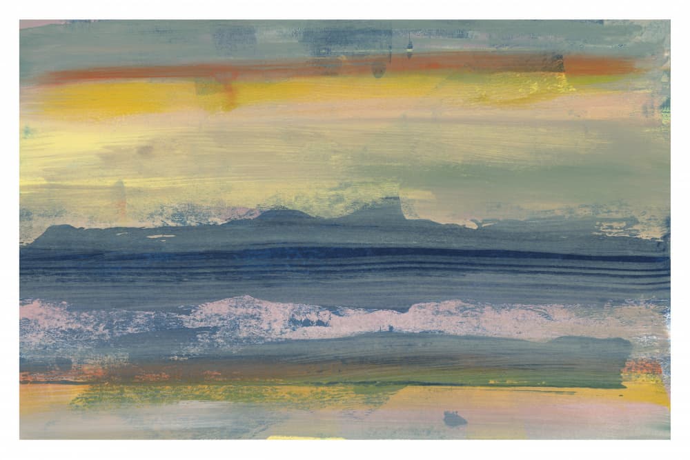 Serene Horizon Layers by cartissi — canvas wall art
