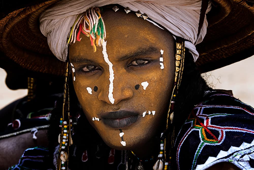 Intense Painted Portrait by Joxe Inazio Kuesta Garmendia — canvas wall art