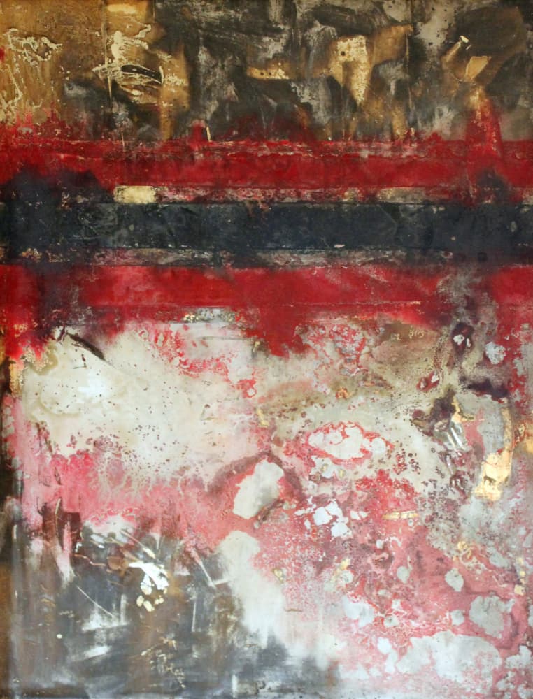 Bold Layered Abstract by andrea de ranieri — canvas wall art