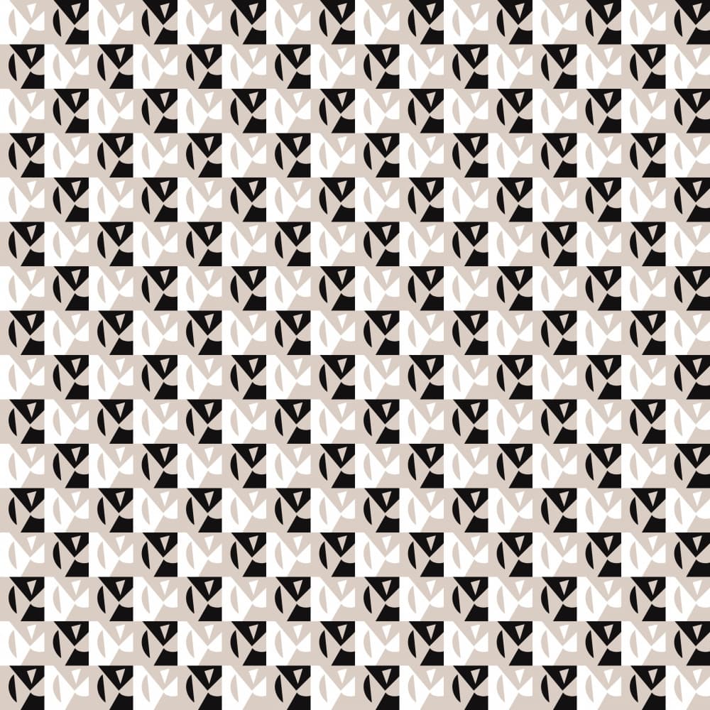 Interlocking Geometric Pattern by Little Dean — canvas wall art