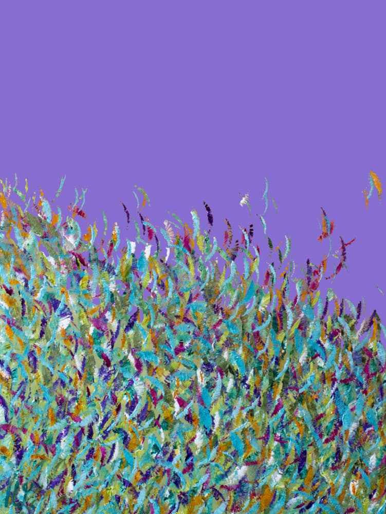 Vibrant Meadow Sway by Helen Joynson — canvas wall art