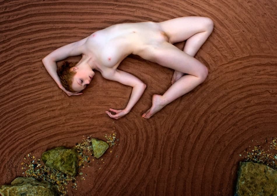 Serene Nude Earth by kenp — canvas wall art