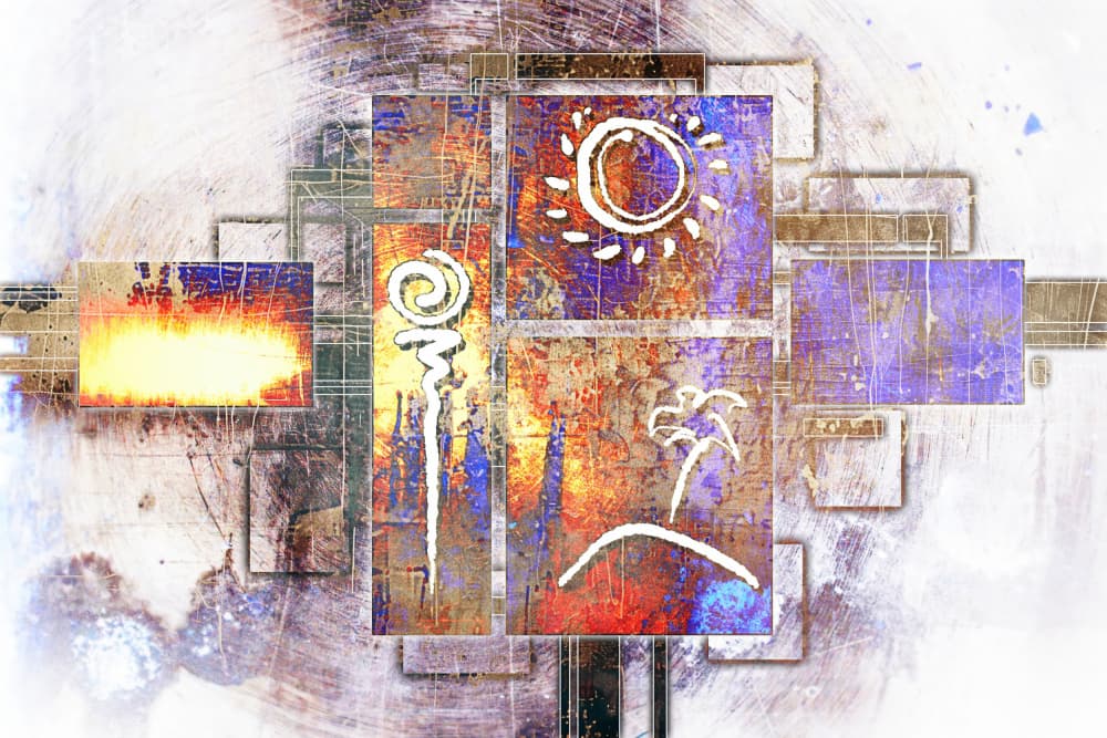 Artwork With Features of a Blend of Textures 39 by Rafal Kulik — canvas wall art