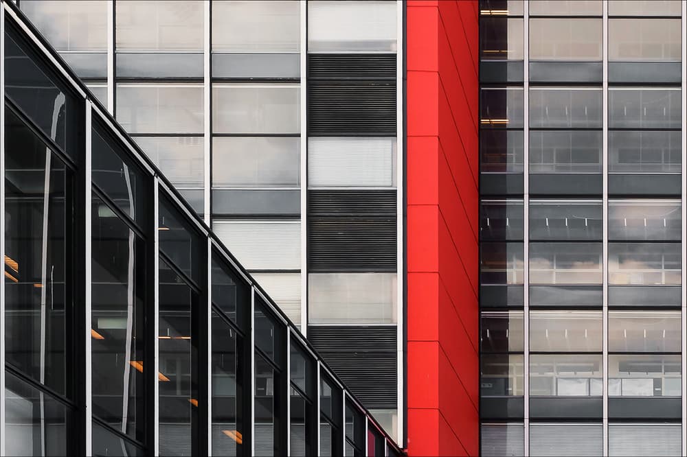 Bold Urban Facade by Henk van Maastricht — canvas wall art