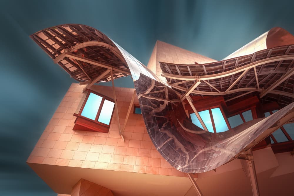 Modern Architectural Curves by Marc Huybrighs — canvas wall art