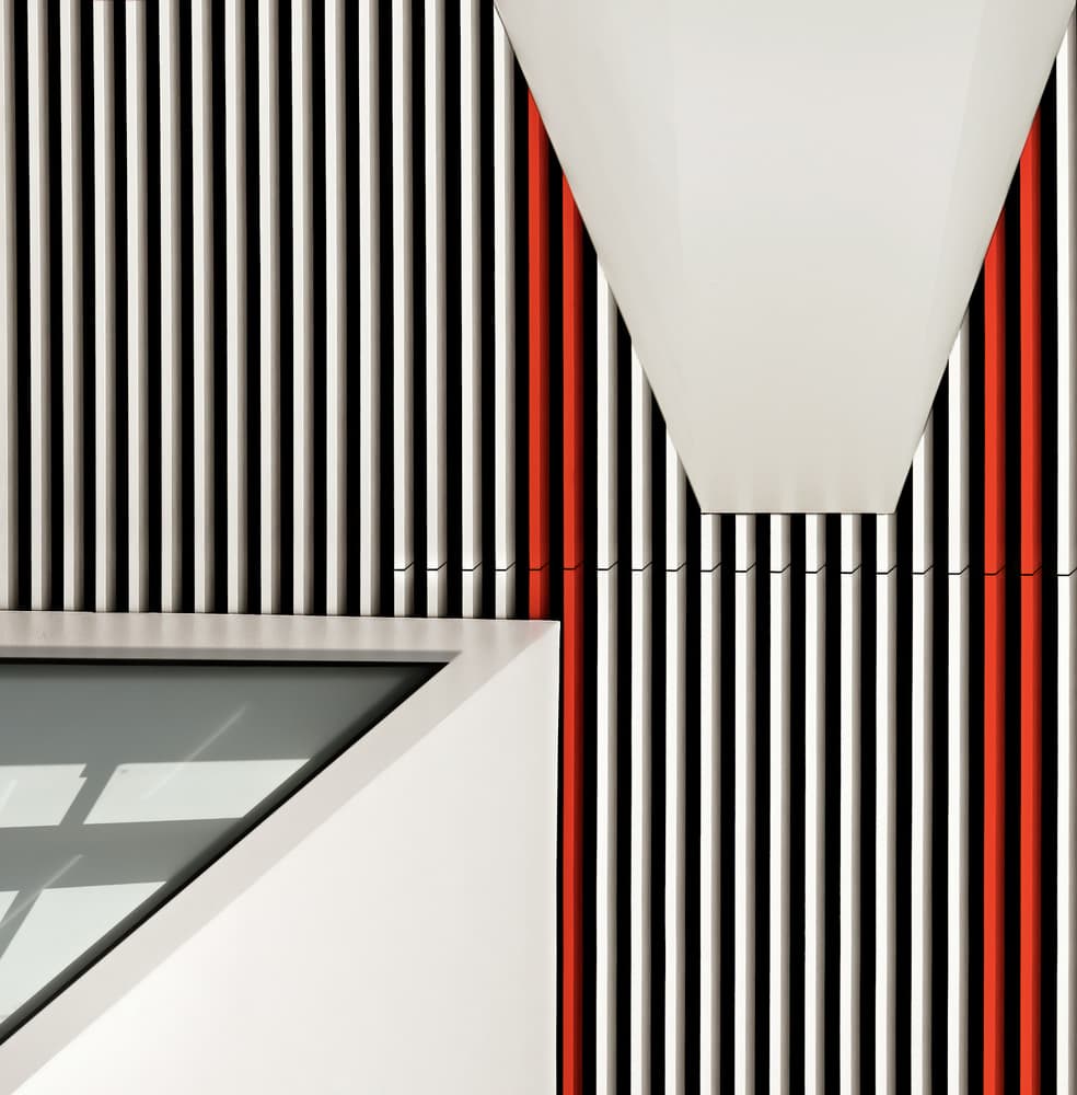 Modern Geometric Stripes by Tomasz Buczkowski ( Tomush ) — canvas wall art