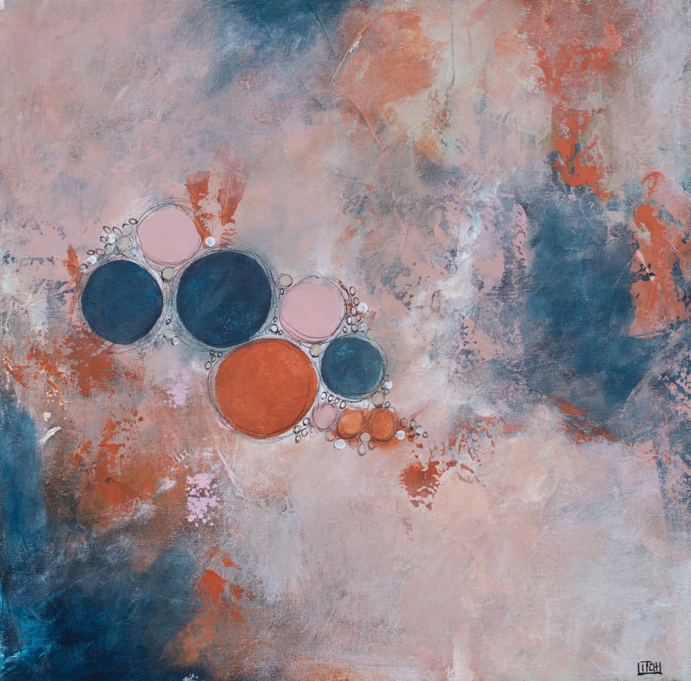Gentle Circle Arrangement by Lillian Christiansson — canvas wall art