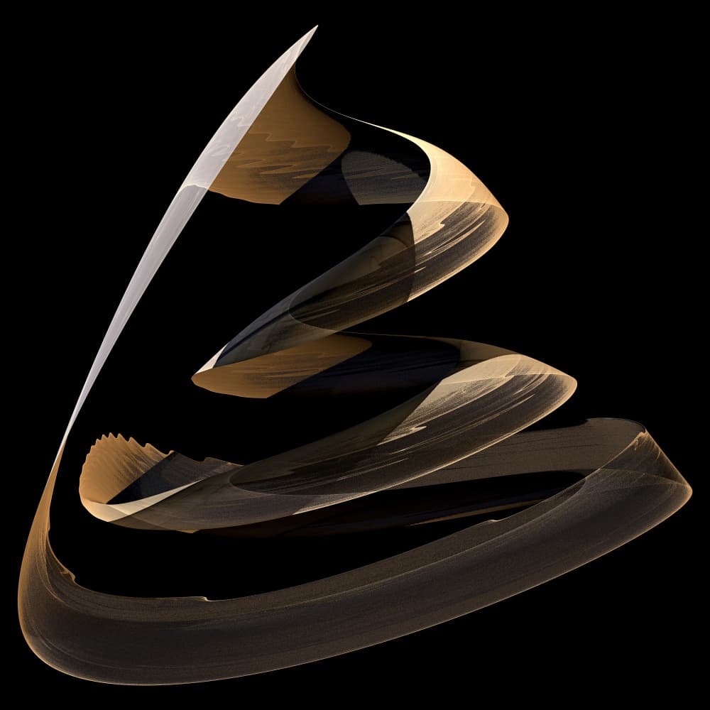 Abstract Golden Flow by Mystic Number — canvas wall art