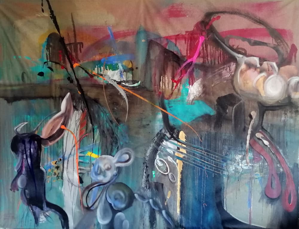 Abstract Dynamic Flow by Stefano Mazzolini — canvas wall art