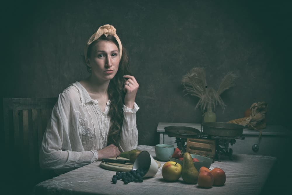 Old World Kitchen Portrait by Ruth Franke — canvas wall art