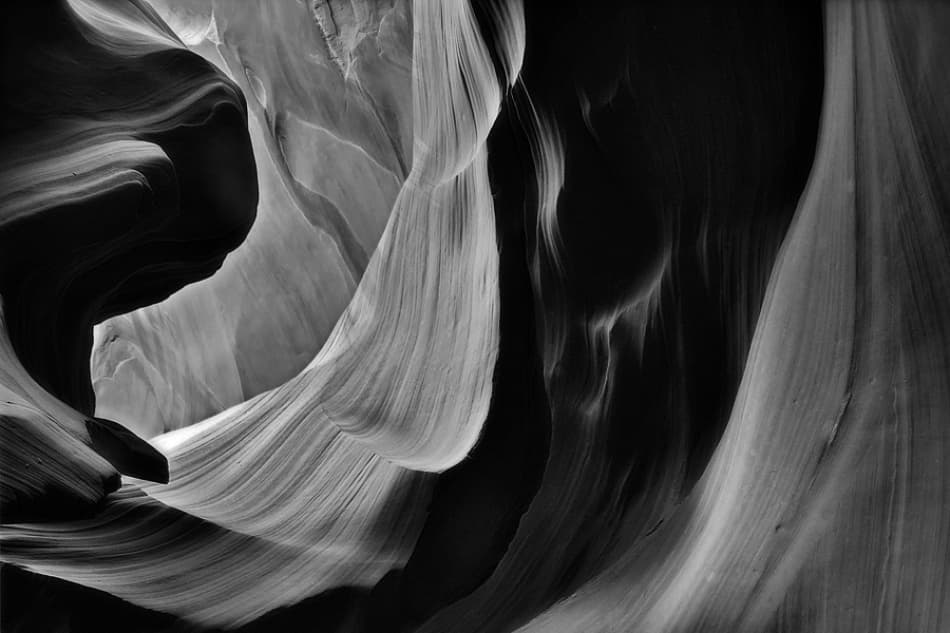 Flowing Canyon Walls by Jure Kravanja — canvas wall art