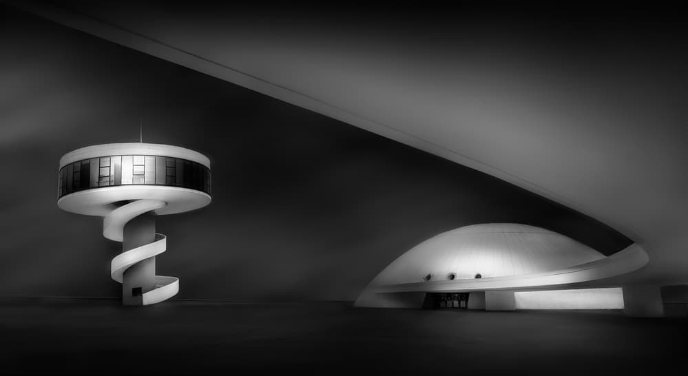 Modern Architectural Forms by Fran Osuna — canvas wall art