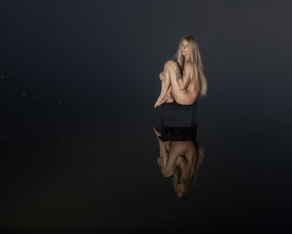 Serene Water Reflection by Leszek Paradowski — canvas wall art