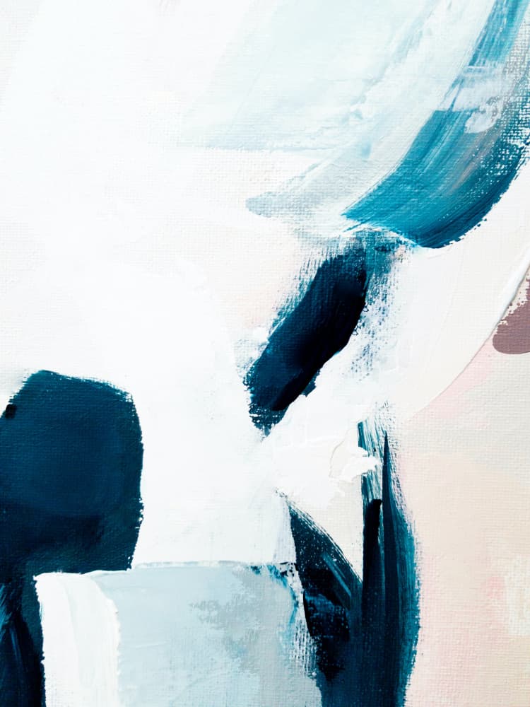 Serene Abstract Flow by Ejaaz Haniff — canvas wall art