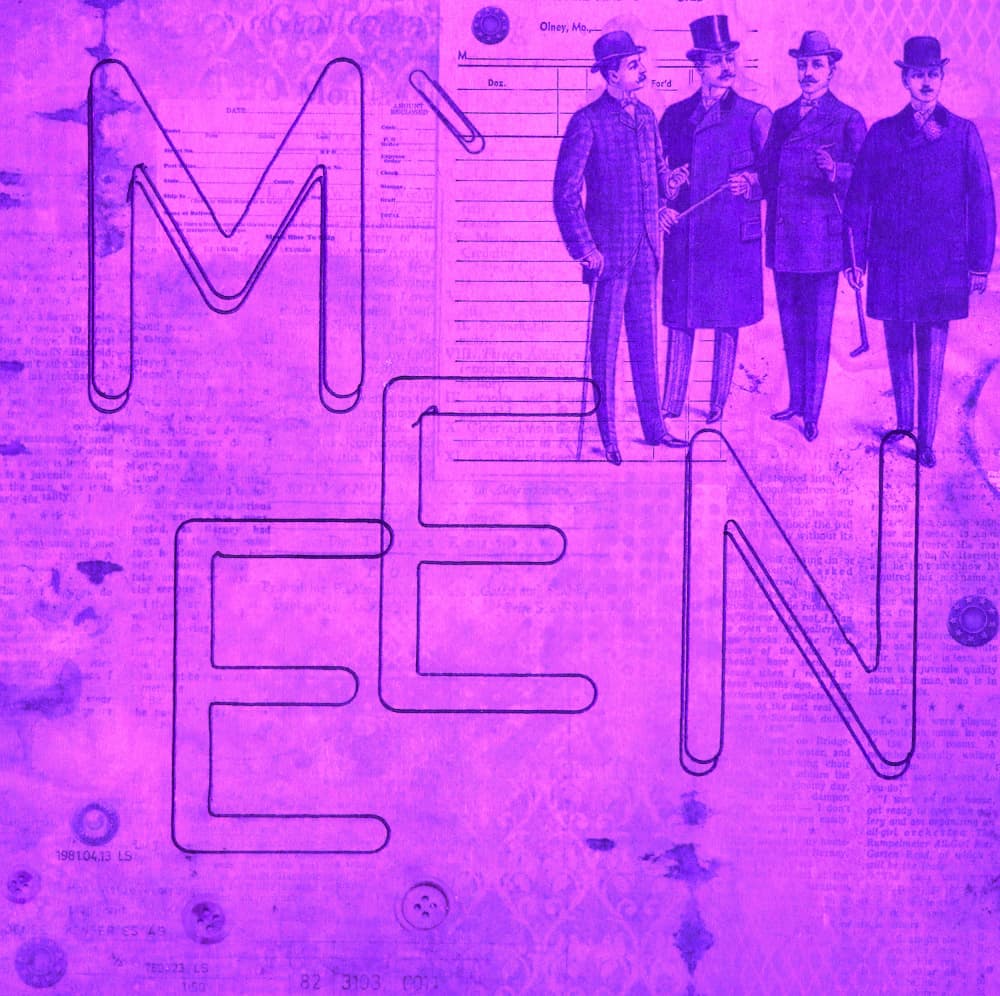Dapper Men In Purple by Santhosh ch — canvas wall art