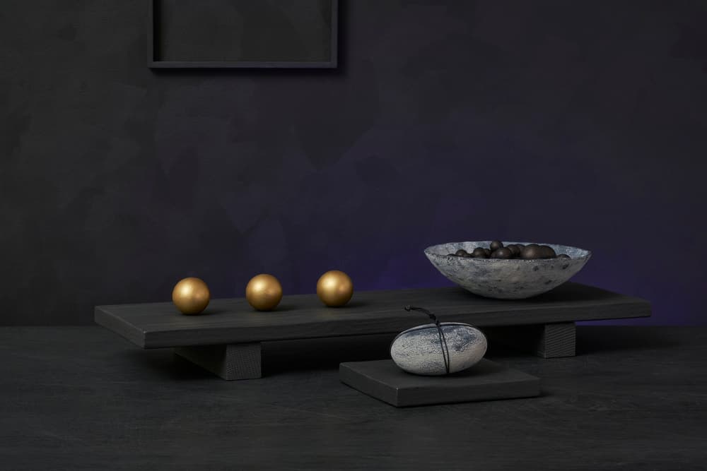 Dark Gold Zen Still Life by Christophe Verot — canvas wall art