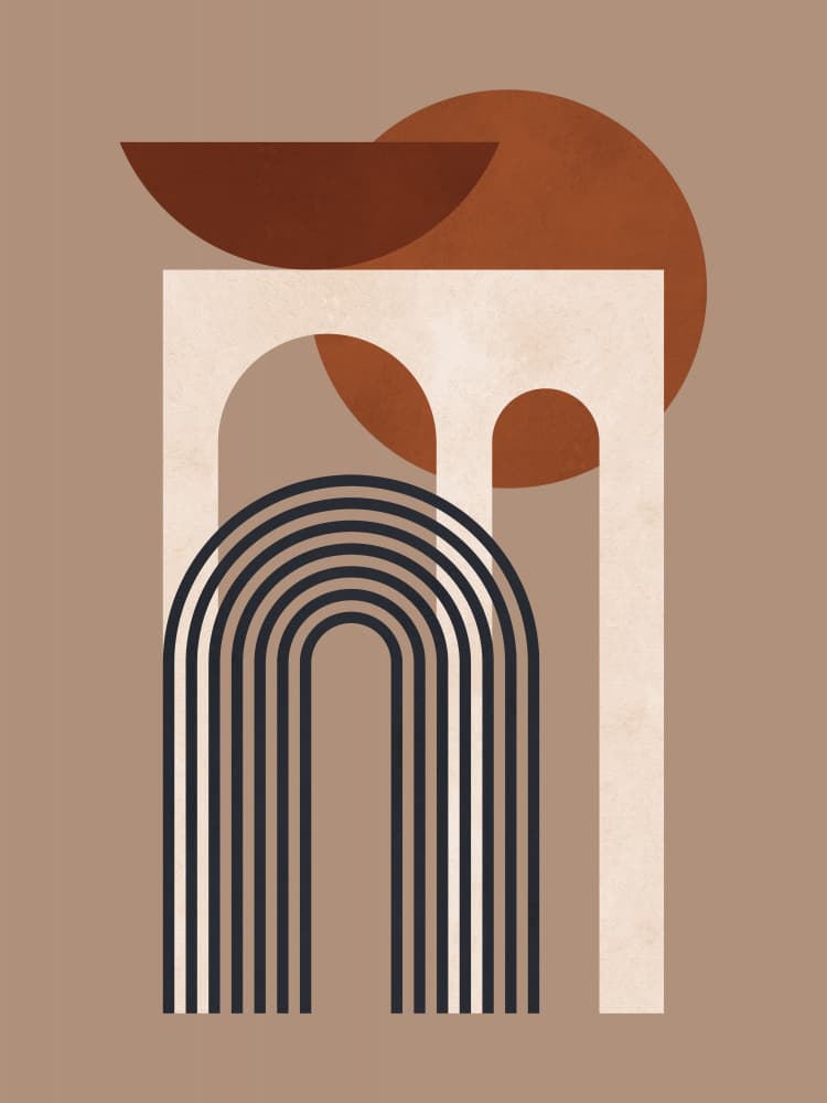 Geometric composition 3 by Vitor Costa — canvas wall art