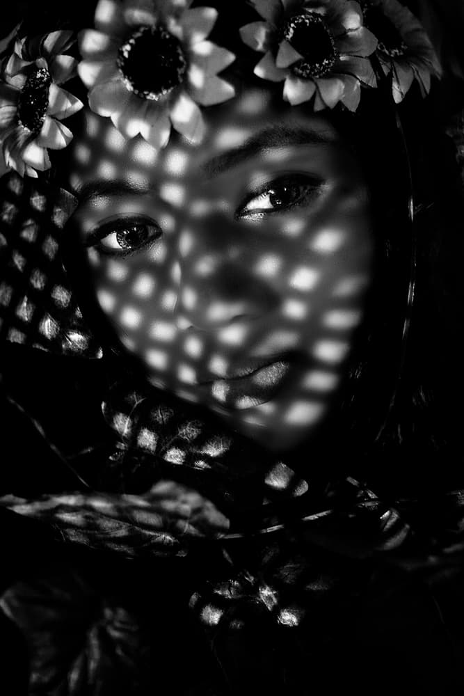 Light and Shadow Portrait by Anthony Skip — canvas wall art