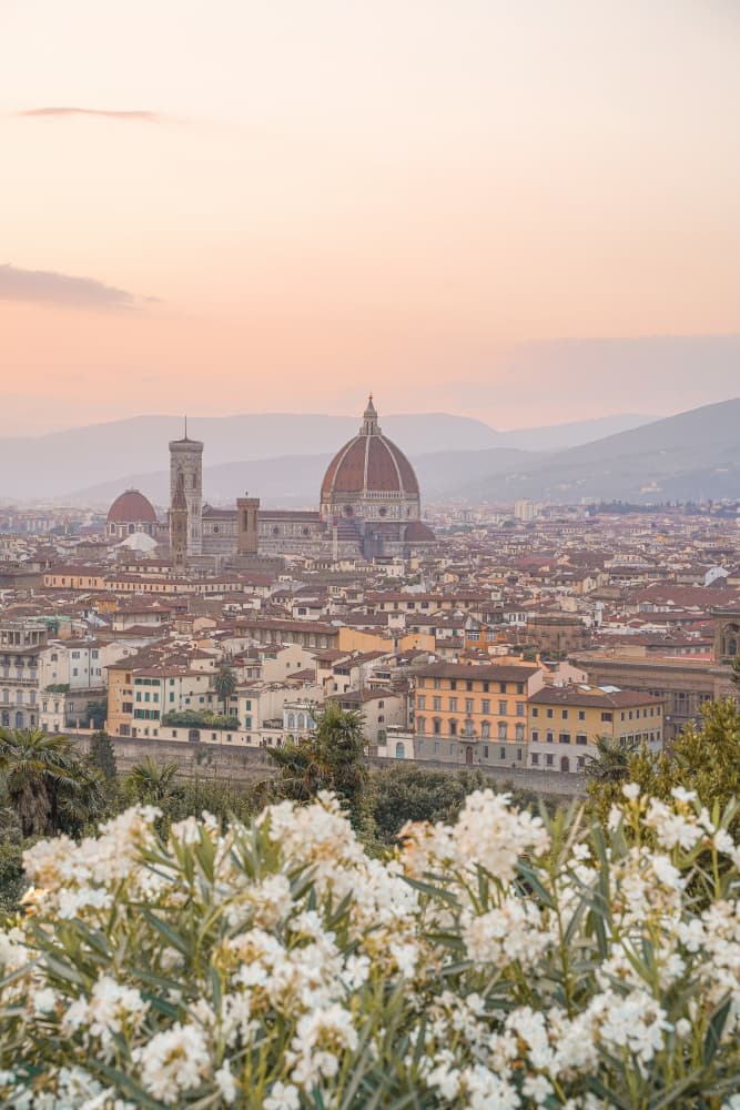 Florence Dome at Sunset by Henrike Schenk — canvas wall art