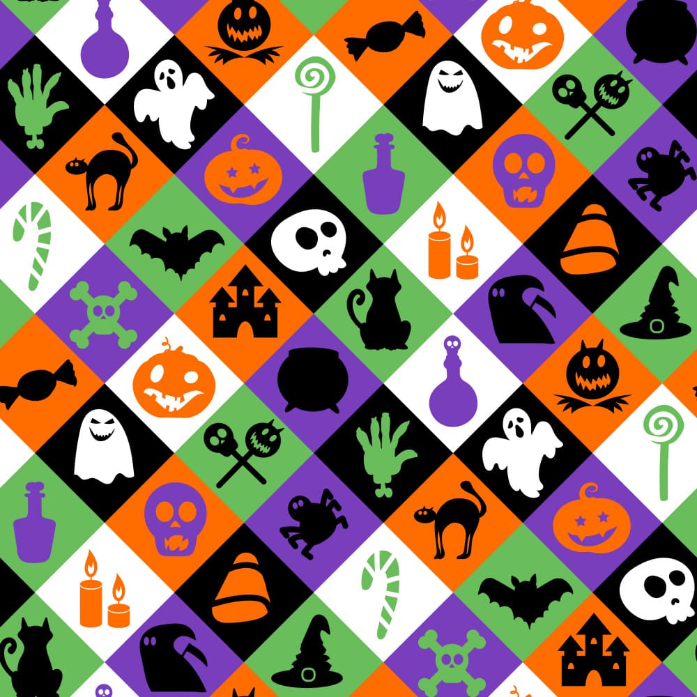 Playful Halloween Icons by Marika Barsrsind β canvas wall art