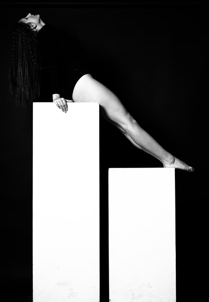 Graceful Form on Blocks by Artem Vasilenko — canvas wall art