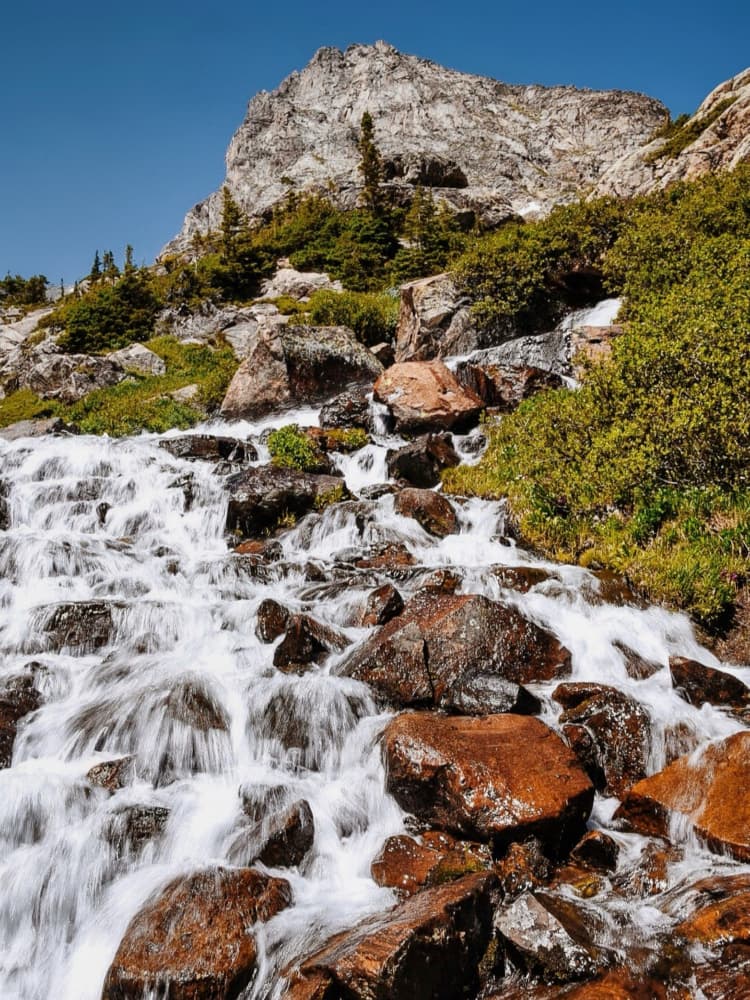 Majestic Mountain Stream by Del Mundo Portraits — canvas wall art