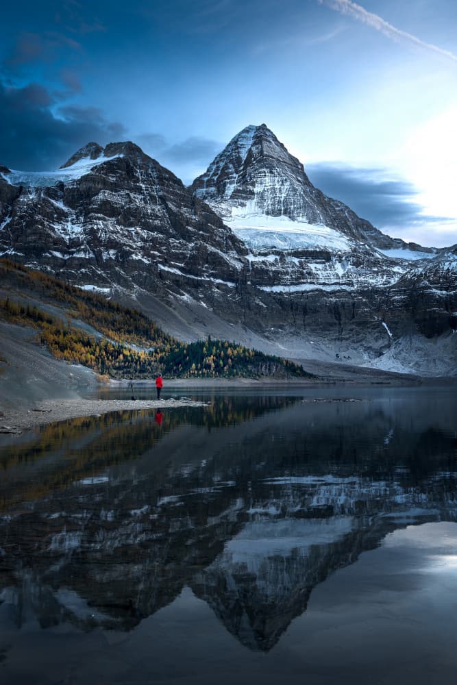 Majestic Mountain Reflection by Dennis Zhang — canvas wall art