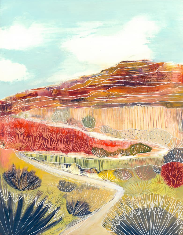 Southwest Desert Path by Sarah Fitzgerald — canvas wall art