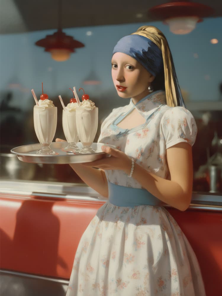 Diner Dream by Dikhotomy — canvas wall art