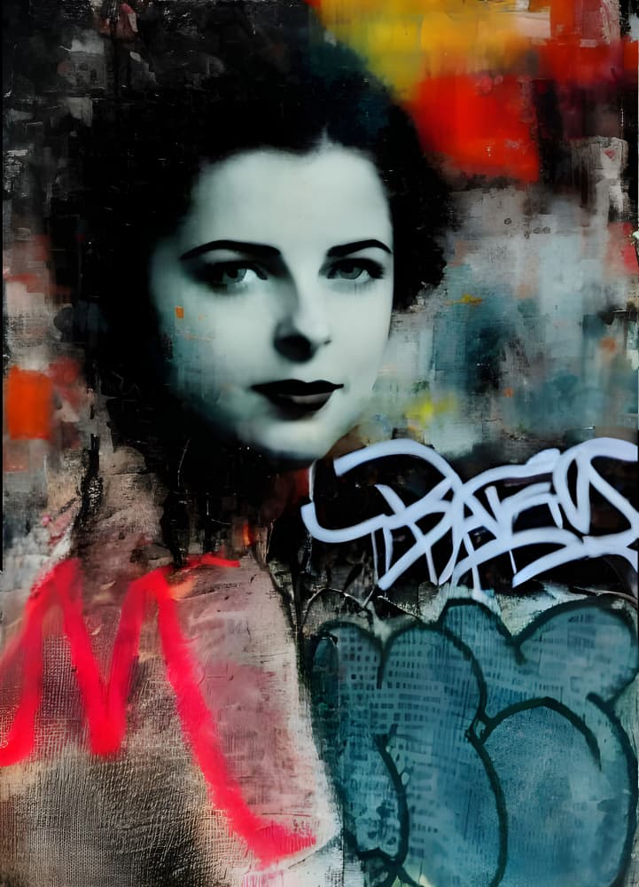 Vibrant Urban Portrait by Cicero Spin — canvas wall art