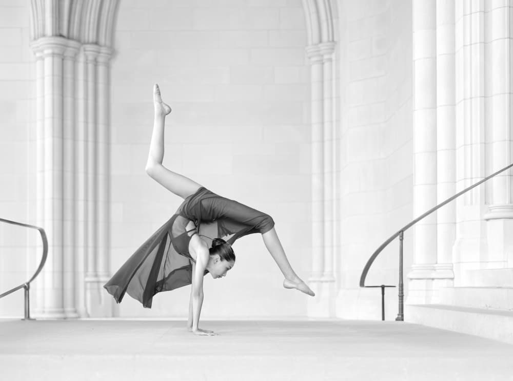 Ballet Dancer Architecture by Catherine Wang — canvas wall art