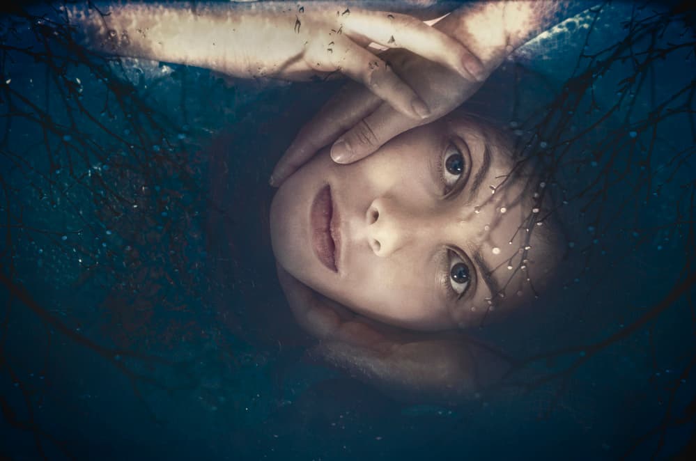 Deep Water Gaze by Desislava Ignatova — canvas wall art
